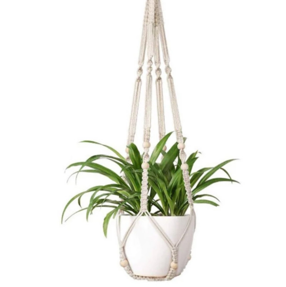 Same Day Shipping | Hanging Macrame Woven Planter